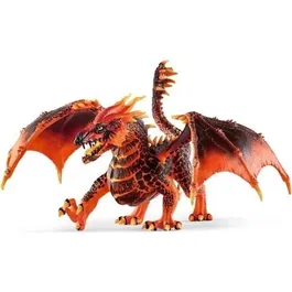 Schleich 70138 - Figurine dragon de lave rouge ELDRADOR avec parties mobiles, jouet collection créature pour enfants dès 7 ans