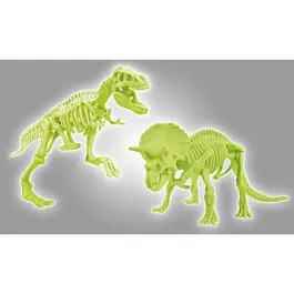 Clementoni Science & Jeu Archéo Ludic - Kit de Fouilles Fossiles T-Rex et Tricératops - Jeu Éducatif Archéologie - À Partir de 8 Ans