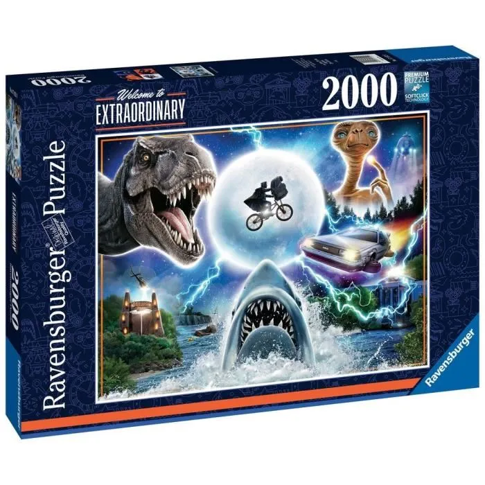 Ravensburger - Puzzle 2000 pièces Les films cultes d'Universal - Cinéma - Puzzle adulte - Multicolore Ravensburger - Puzzle 2000 pièces Les films cultes d'Universal - Cinéma - Puzzle adulte - Multicolore