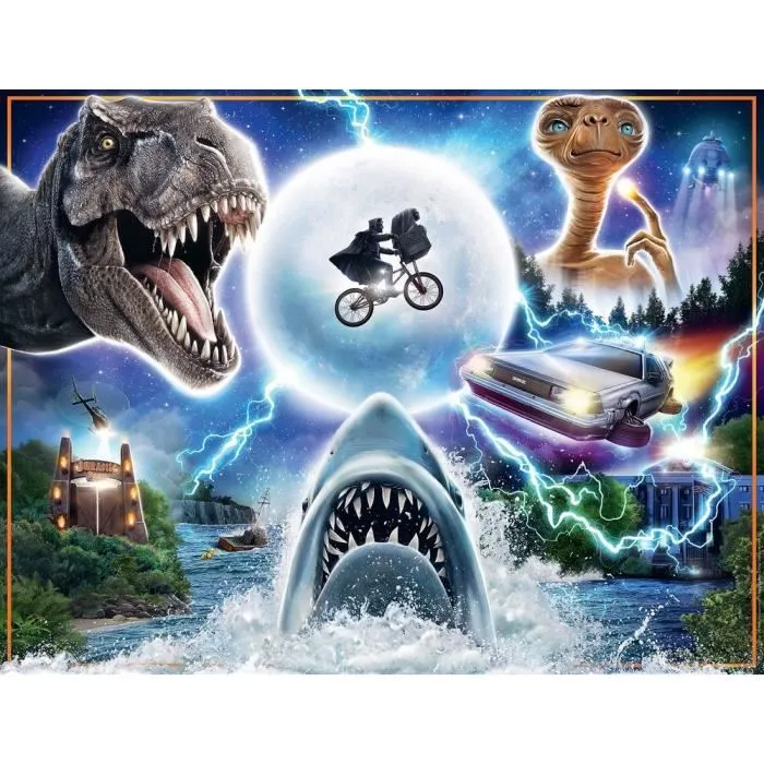 Ravensburger - Puzzle 2000 pièces Les films cultes d'Universal - Cinéma - Puzzle adulte - Multicolore Ravensburger - Puzzle 2000 pièces Les films cultes d'Universal - Cinéma - Puzzle adulte - Multicolore