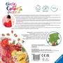 Ravensburger Circle of Colors - Puzzle rond 500 pièces, Thème Fruits et Légumes Abstrait, Illustration tendance, pour Adultes