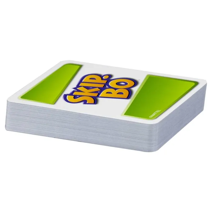 Mattel Games Jeu de Cartes Skip-Bo 52370 - Crapette Originale pour 2 à 8 Joueurs, 7 Ans et Plus