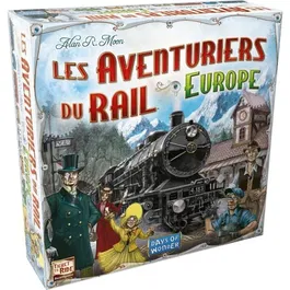 Asmodee Les Aventuriers du Rail : Europe - Jeu de société à partir de 8 ans - Compatible avec Alexa - Version française