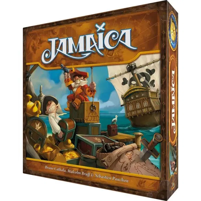 Asmodee Jamaica - Édition 2021 - Jeu de plateau familial de pirates pour 2 à 6 joueurs - 45 minutes - Langue française