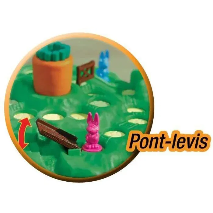 Ravensburger - Croque Carotte 22223 - Jeu de parcours et de hasard pour enfants dès 4 ans - 2 à 4 joueurs