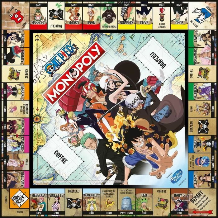 Winning Moves Monopoly One Piece - Version française Winning Moves Monopoly One Piece - Version française