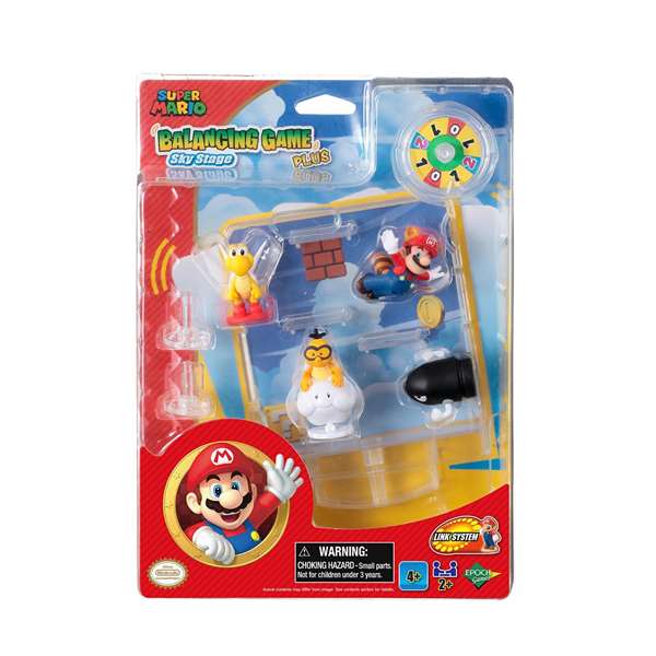 Epoch Jeu de Balance Super Mario Sky Stage avec 3 Figurines (Plateau et Dés), Jouet pour Enfants de 4 Ans et Plus, 12.8 x 10.5 cm Epoch Jeu de Balance Super Mario Sky Stage avec 3 Figurines (Plateau et Dés), Jouet pour Enfants de 4 Ans et Plus, 12.8 x 10.5 cm