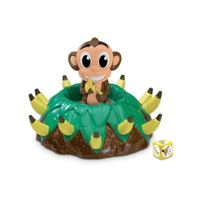 Goliath Hop la Banana - Jeu de société pour enfants dès 4 ans - Avec singe sauteur et bananes - 2 à 5 joueurs