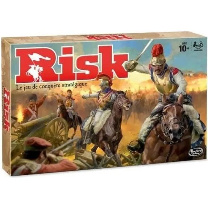 Hasbro Gaming Risk - Jeu de société de stratégie et de conquête pour enfants dès 10 ans - Plateau avec figurines et cartes Mission Hasbro Gaming Risk - Jeu de société de stratégie et de conquête pour enfants dès 10 ans - Plateau avec figurines et cartes Mission