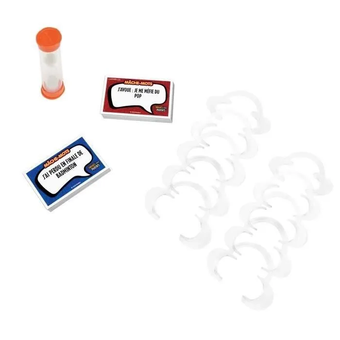 Hasbro Gaming Mâche-Mots Enfants contre Parents - Jeu de société familial en français - Ambiance et devinettes pour enfants à partir de 8 ans