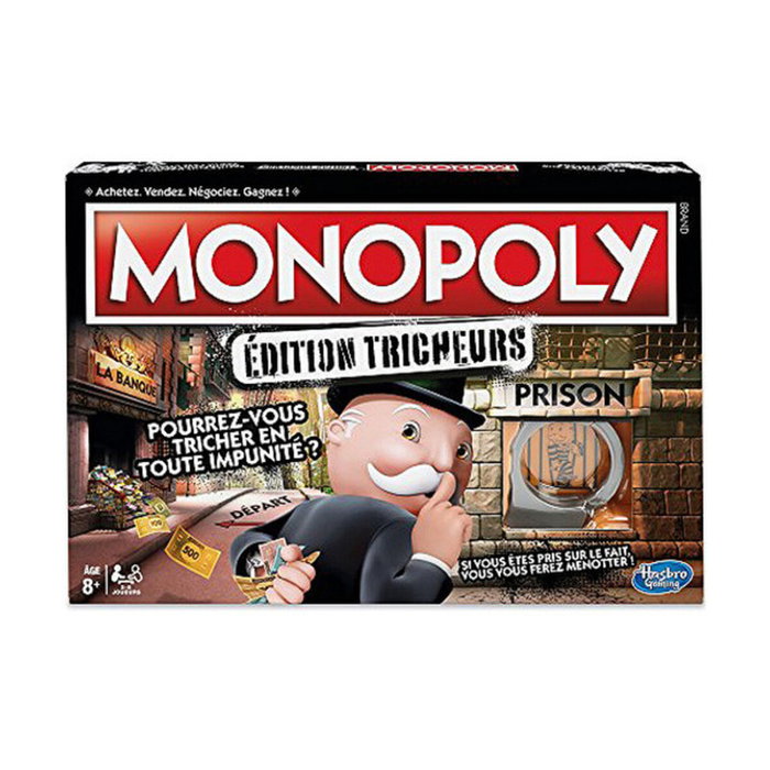 Monopoly Tricheurs, Jeu de plateau - Version française