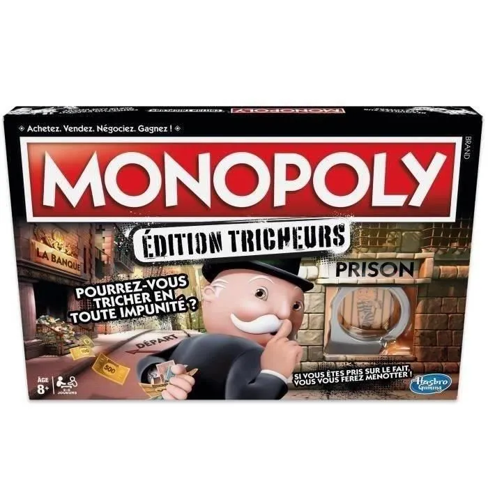 Monopoly Tricheurs - Jeu de société et de plateau, édition 2018 - Version française