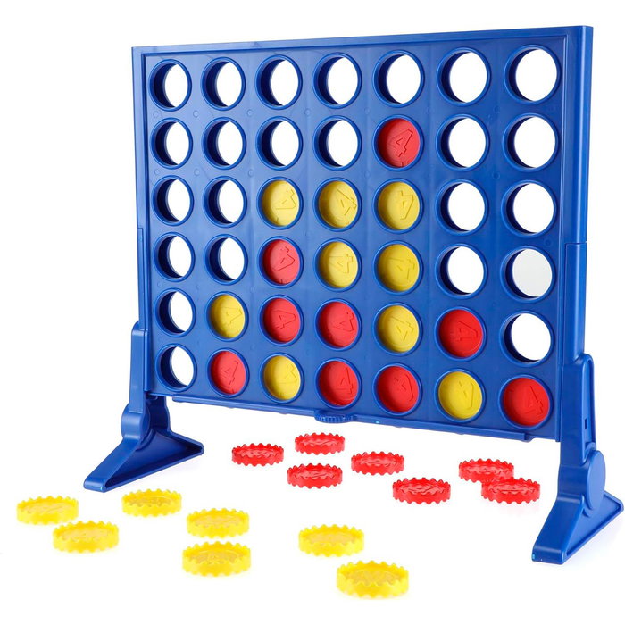 Hasbro Games Jeu 4 en Ligne - Jeu de Stratégie et de Réflexion en Français pour Toute la Famille, à Partir de 6 Ans, Référence A5640 Hasbro Games Jeu 4 en Ligne - Jeu de Stratégie et de Réflexion en Français pour Toute la Famille, à Partir de 6 Ans, Référence A5640