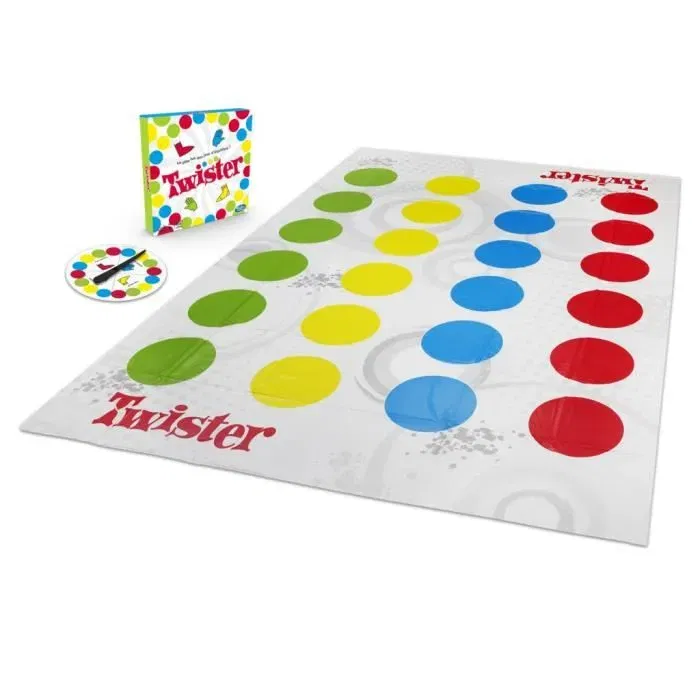 Hasbro Gaming Twister Jeu d'équilibre et de contorsion classique pour enfants à partir de 6 ans