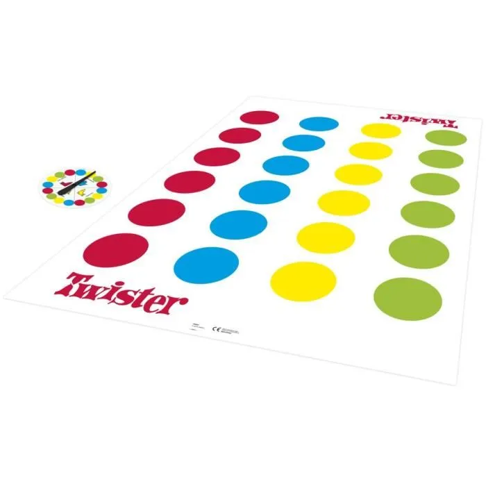 Hasbro Gaming Twister Jeu d'équilibre et de contorsion classique pour enfants à partir de 6 ans