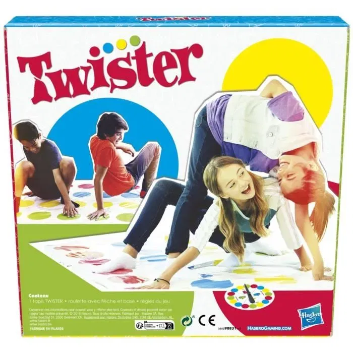 Hasbro Gaming Twister Jeu d'équilibre et de contorsion classique pour enfants à partir de 6 ans