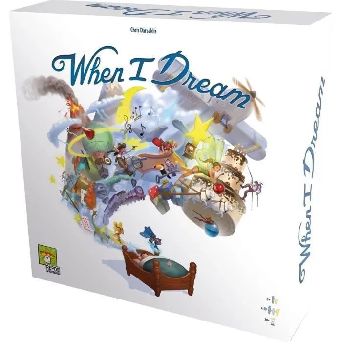 Asmodee Jeu de société When I Dream - Version française - 4+ joueurs, à partir de 8 ans, durée 30 min