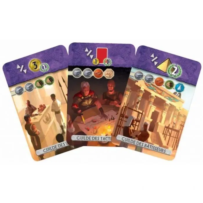 Asmodée - Repos Production - 7 Wonders : Duel - Unbox Now - Jeu de société stratégique - À partir de 10 ans - 2 joueurs - 30 minutes - Français