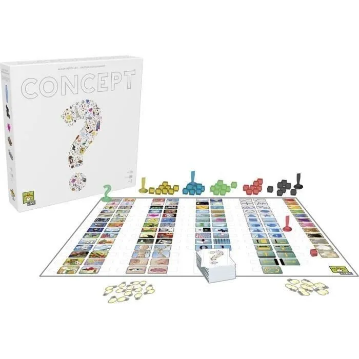 Asmodee Concept Unbox Now - Jeu de société de communication et d'ambiance, pour 4 à 12 joueurs à partir de 10 ans, durée 40 min