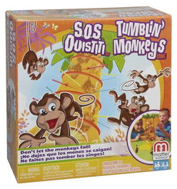 Mattel Jeu Monos Locos - Jeu de société pour enfants et adultes (dès 5 ans) - Version espagnole