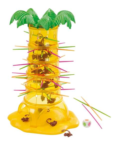 Mattel Jeu Monos Locos - Jeu de société pour enfants et adultes (dès 5 ans) - Version espagnole