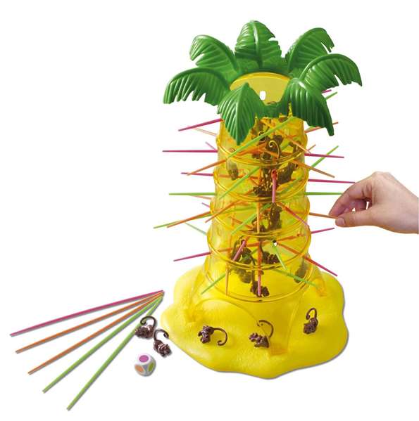 Mattel Jeu Monos Locos - Jeu de société pour enfants et adultes (dès 5 ans) - Version espagnole