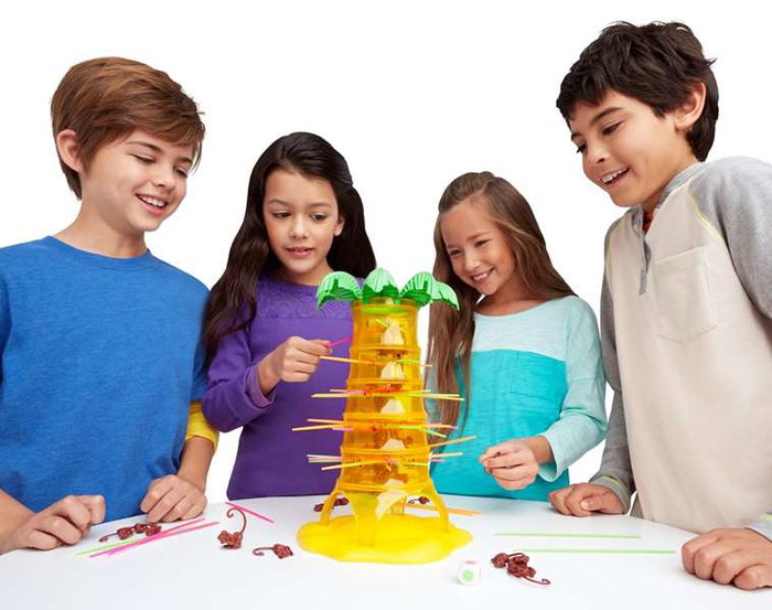 Mattel Jeu Monos Locos - Jeu de société pour enfants et adultes (dès 5 ans) - Version espagnole