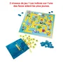 Mattel Games Scrabble Junior, jeu de société pour enfants de 6 ans et plus, plateau réversible 2 niveaux, apprentissage lecture et mots, référence Y9668