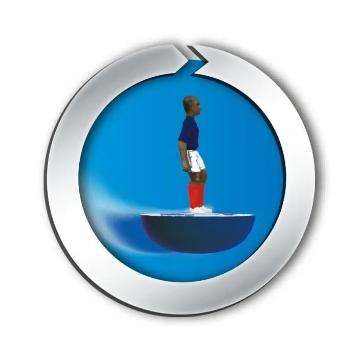 Megableu Jeu Officiel Subbuteo - Équipe de France FFF, Figurines Portant Noms et Numéros, Football de Table, Langue Française