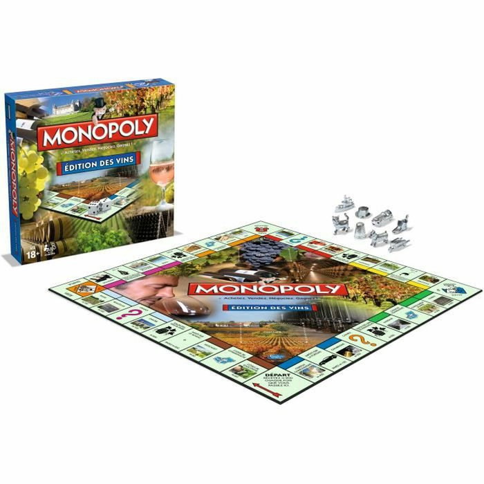 Winning Moves Monopoly Éditions des vins (Version française)