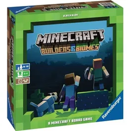 Ravensburger - Minecraft Builders & Biomes - Jeu de société de construction et d'aventure - À partir de 10 ans
