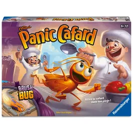Ravensburger Panic Cafard - Jeu de société d'action et de rapidité pour enfants dès 5 ans, avec éléments électroniques, règles simples et parties rapides