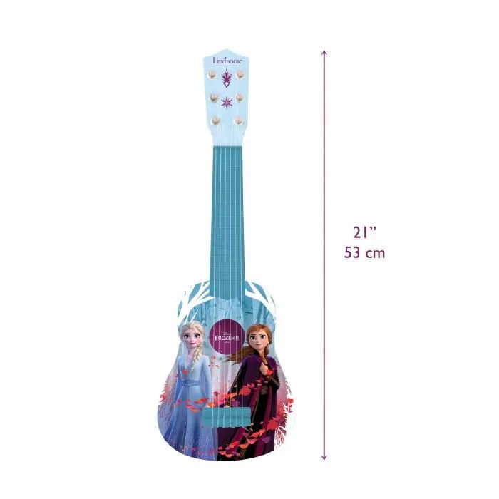 Lexibook Guitare Enfant Frozen Reine des Neiges - 53 cm, 6 Cordes Nylon, Accordable, avec Guide d'Apprentissage - Bleu Lexibook Guitare Enfant Frozen Reine des Neiges - 53 cm, 6 Cordes Nylon, Accordable, avec Guide d'Apprentissage - Bleu