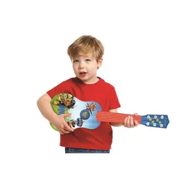 Lexibook Guitare Electrique Enfant Pat'Patrouille 53 cm avec 6 Cordes Nylon et Guide d'Apprentissage - Bleu - Jouet Musical