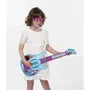 Lexibook - Guitare électronique lumineuse Frozen Reine des Neiges avec lunettes-micro pour enfant - Effets lumineux, 2 modes de jeu, aux-in - Jouet musical