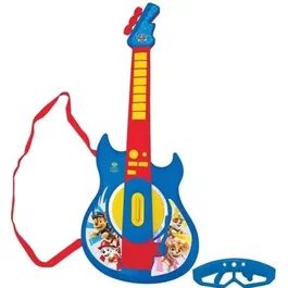 Lexibook - Guitare électronique avec micro et effets lumineux Pat' Patrouille - 2 modes de jeu - Jouet musical pour enfants