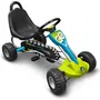 Stamp Go-Kart à pédales STAMP SKIDS CONTROL pour enfants à partir de 3 ans - Siège réglable, frein à main, cadre acier, roues 190mm