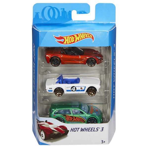 Hot Wheels Coffret de 3 Véhicules Détaillés Assortis