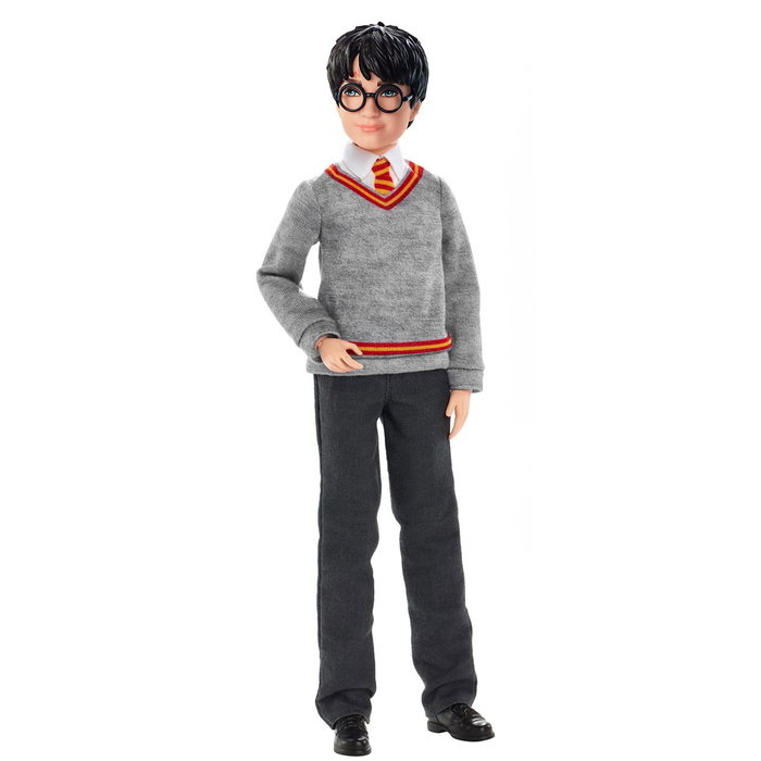 Mattel Harry Potter Fym50 Figurine de Collection 11 Points d'Articulation avec Uniforme et Baguette Magique