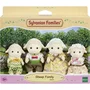 Sylvanian Families - Famille Mouton - Figurines Articulées - 4 Personnages avec Vêtements Amovibles - Jouet d'Imagination pour Enfants dès 3 Ans