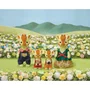 Sylvanian Families - Famille Girafe - 4 personnages articulés - Jouet pour enfants dès 3 ans - Marque officielle