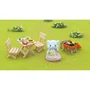 Sylvanian Families - Figurine La fille éléphant et son set de pique-nique avec 23 pièces (barbecue, brochettes, meubles, aliments) - Figurine miniature pour enfants