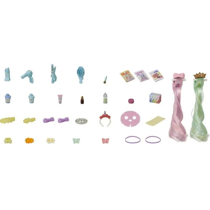 Sylvanian Families - Mini-univers Salon de coiffure des poneys - Ensemble de jeu avec figurines et accessoires - Mixte - 3 ans et plus