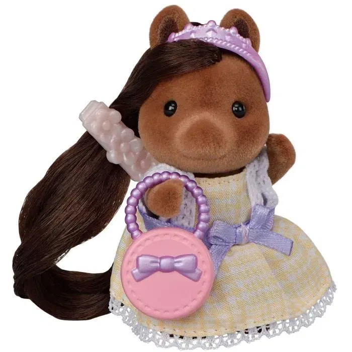Sylvanian Families - Les amis poney et leurs kits de coiffure : 2 figurines, miroir, brosse, sacs et accessoires Sylvanian Families - Les amis poney et leurs kits de coiffure : 2 figurines, miroir, brosse, sacs et accessoires