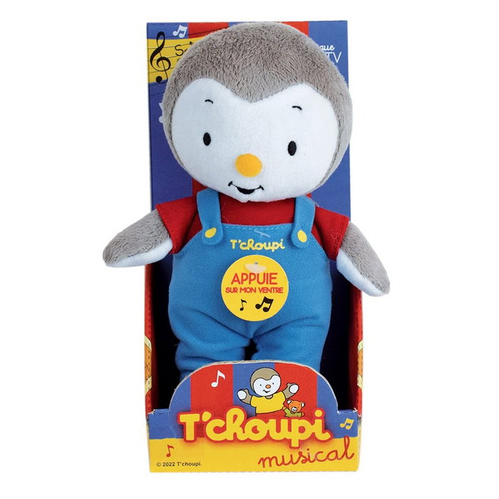 Jemini Peluche T'choupi Musical 20cm avec Musique du Générique Jemini Peluche T'choupi Musical 20cm avec Musique du Générique