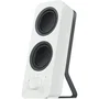 Logitech Z207 - Enceintes PC stéréo avec radiateurs passifs pour un son riche, blanc