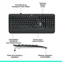 Logitech MK540 - Ensemble Clavier et Souris Sans Fil - AZERTY Noir - Confortable, Précis et Réduit le Bruit