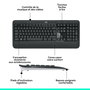 Logitech MK540 Advanced - Ensemble Clavier et Souris sans Fil avec Récepteur Unifying - Confort avancé et longue autonomie - Disposition FR (AZERTY)