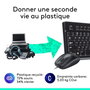 Logitech MK120 Combo Clavier AZERTY Français + Souris Optique USB 2.0