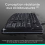 Logitech MK120 Combo Clavier AZERTY Français + Souris Optique USB 2.0